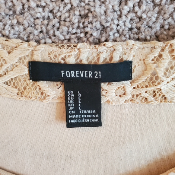 Peach Lacy Forever21 Dress - Picture 2 of 3
